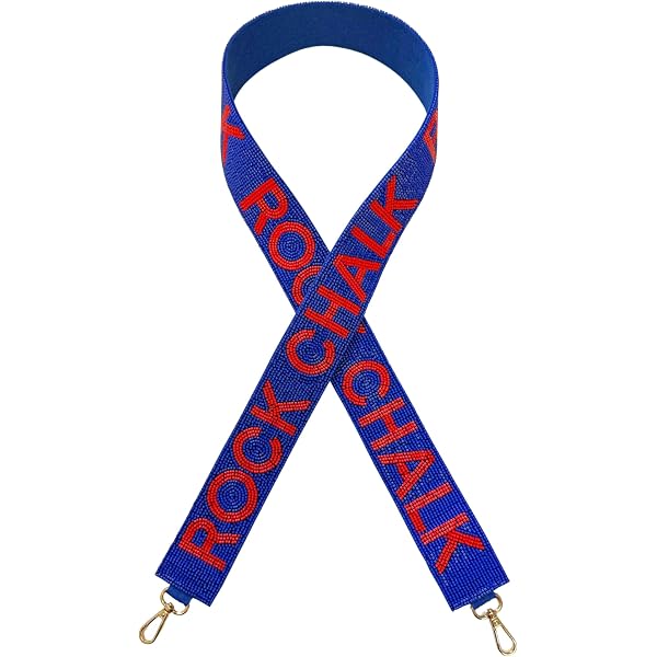 Amazon.com: Lashicorn Beaded Purse Strap Kansas College Game Day